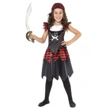 Pirate Skull And Crossbones Girl Costume