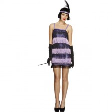 Fever Purple Flapper Costume