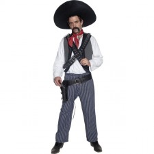 Authentic Western Mexican Bandit Costume