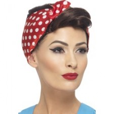 40s Rosie Wig Brown
