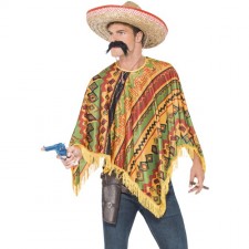 Poncho Instant Kit With Moustache