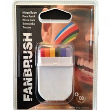 Rainbow Fan Brush Make-Up