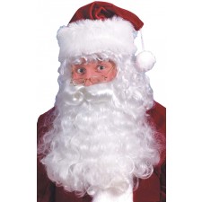 Santa Beard And Wig Set