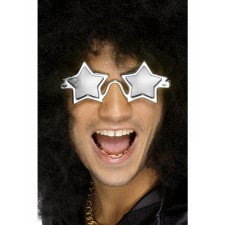 70's Silver Star Glasses