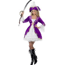 Purple Pirate Beauty Costume