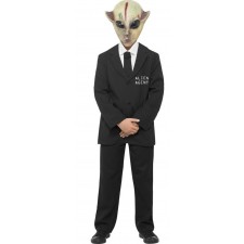 Boys Alien Agent Halloween Costume