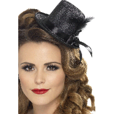 Black Mini Top Hat 