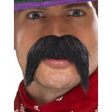 Big And Bushy Gringo moustache 