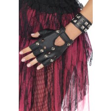 Adult Black Punk Wristband