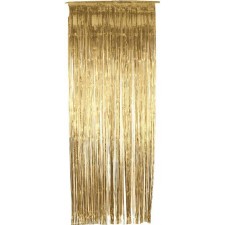 Shimmer Gold Curtain Smiffys
