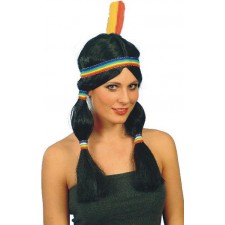 Indian Princess Wig Fancy Dress Smiffys