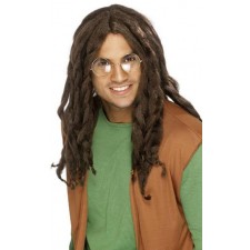 Jamaican Wig Brown Rasta Fancy Dress Smiffys