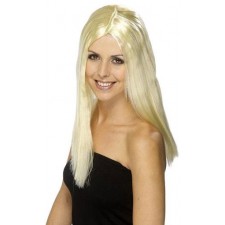 Star Style Wig Blonde Fancy Dress Smiffys