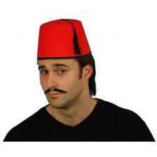 Red Fez Hat Smiffys