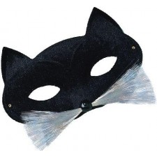 Cat Eye Mask black Smiffys