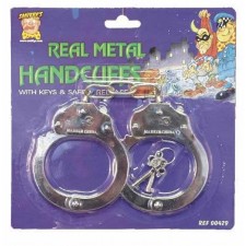 Real Metal Handcuffs 