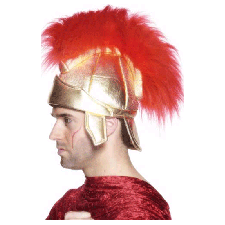 Adult Roman Soldier Fancy Dress Helmet