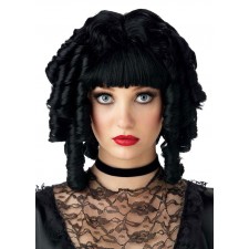 Black Ghost Doll Wig