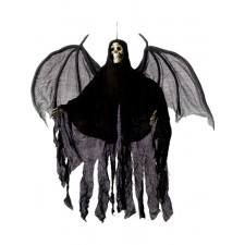 Hanging Skeleton With Robe And Wings