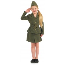 Girls WW2 fancy dress costume