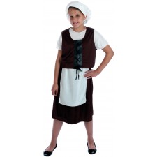 Girls Tudor Fancy Dress Costume