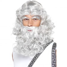 Zeus Greek God Fancy Dress Wig