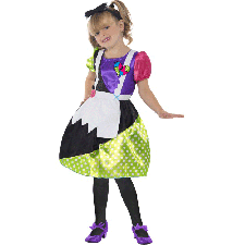 Girls Rag Doll Fancy Dress Costume