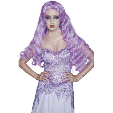 Purple Gothic Manor Bride Wig