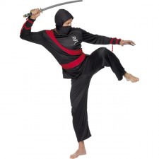 Mens Ninja Warrior Fancy Dress Costume