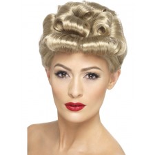 Ladies 1940s Fancy Dress Wig