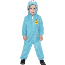 Childs Sesame Street Cookie Monster Fancy Dress Costume