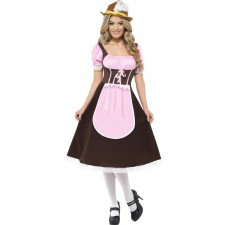 Ladies Longer Length Swiss Tavern Girl Fancy Dress