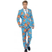 Mens Stand Out Goldfish Fancy Dress Suit