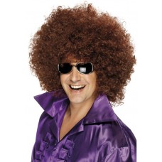 70s Mega Huge Afro Wig Brown