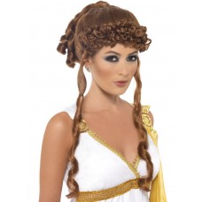Greek Brown Goddess Wig 