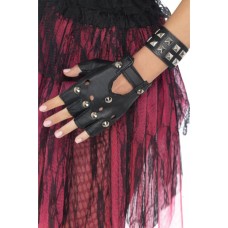 Adult Black Punk Wristband