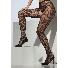 Crotchless Black Fishnet Tights