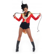 Ladies circus ringmaster fancy dress costume